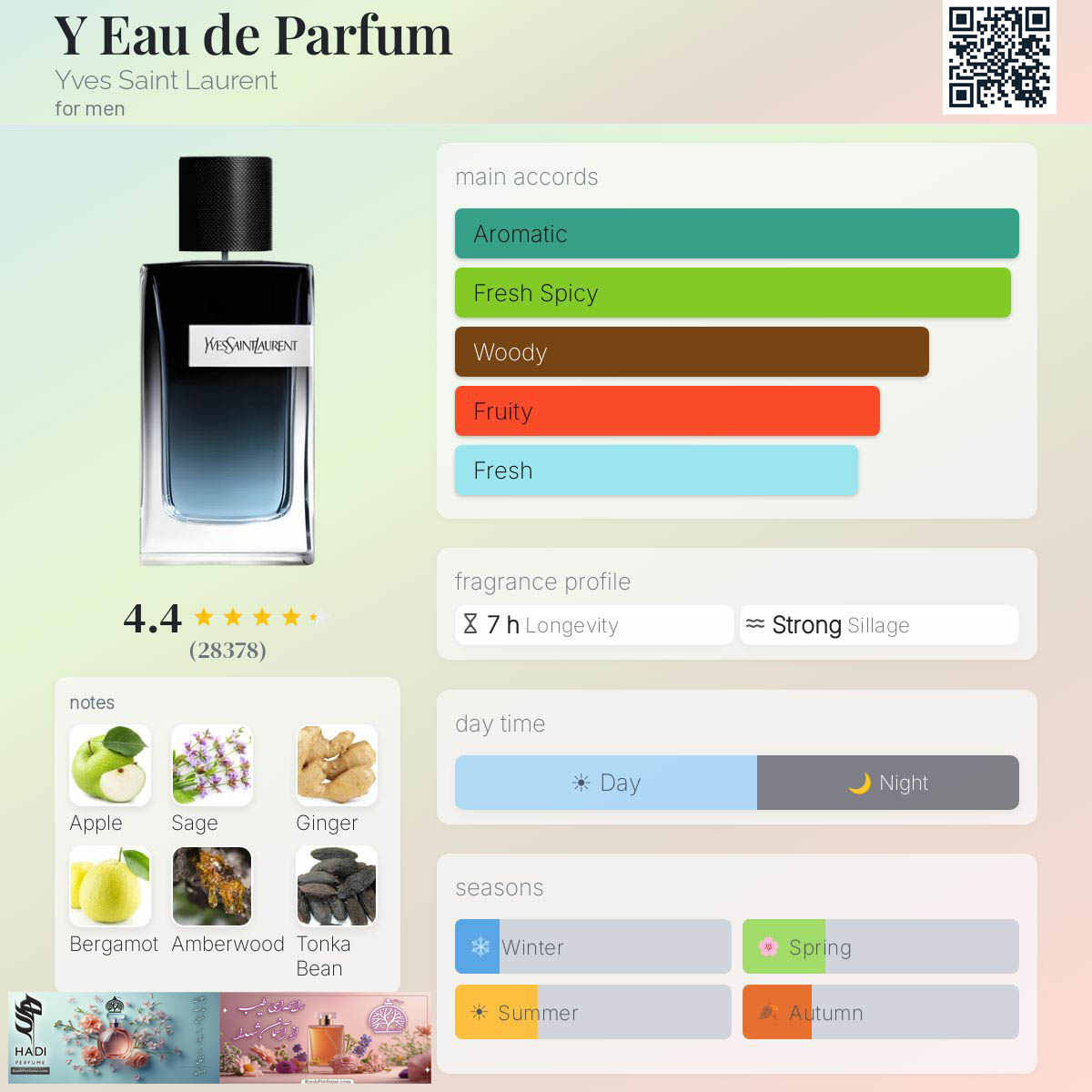 نقد و بررسی عطر ادکلن وای ادو پرفیوم ایو سن لورن Y Eau de Parfum Yves Saint Laurent Perfume
